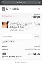 TAMOON1 coupon verification screenshot