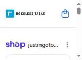 Rockless Table coupon verification screenshot