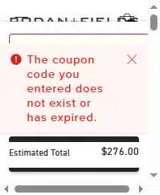 HOLIDAY25 coupon verification screenshot