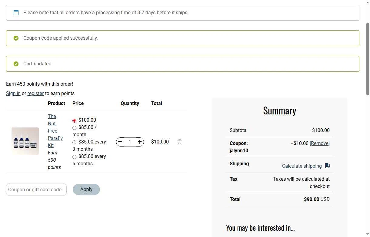 RogersHood checkout page showing RogersHood discount code box | Screenshot taken by SimplyCodes community member on Jan 27, 2026