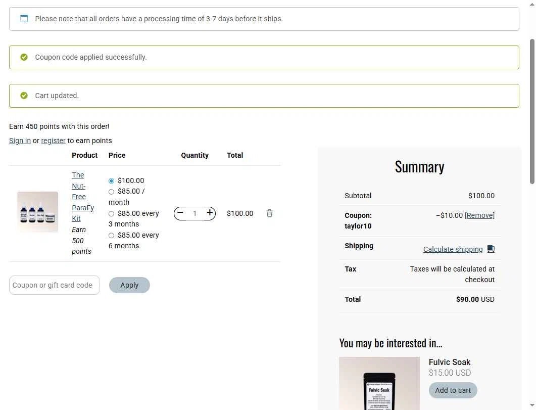 RogersHood checkout page showing RogersHood discount code box | Screenshot taken by SimplyCodes community member on Jan 20, 2026
