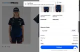 Williams Racing coupon verification screenshot