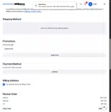 Williams Racing coupon verification screenshot