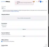Williams Racing coupon verification screenshot