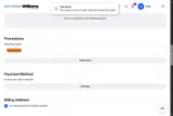 Williams Racing coupon verification screenshot
