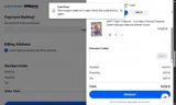 Williams Racing coupon verification screenshot
