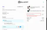 Rollacrit coupon verification screenshot