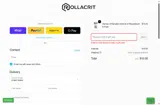 Rollacrit coupon verification screenshot