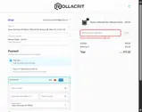 Rollacrit coupon verification screenshot