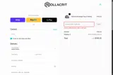 Rollacrit coupon verification screenshot