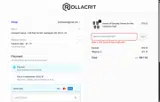 Rollacrit coupon verification screenshot