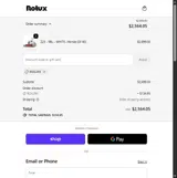 Rolux coupon verification screenshot