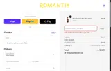 Romantix coupon verification screenshot