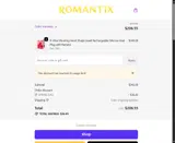 Romantix coupon verification screenshot
