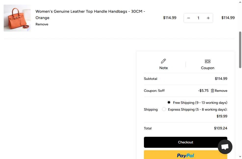 Romy Tisa checkout page showing Romy Tisa promo code box | Screenshot taken by SimplyCodes community member on Sep 21, 2025