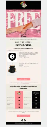 30SPINJEWEL coupon verification screenshot
