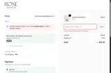 Rose MD Skin coupon verification screenshot