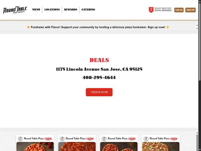 Round Table Pizza checkout page showing Round Table Pizza coupon code box | Screenshot taken by SimplyCodes community member on Aug 25, 2025