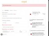 ROYALTREAT coupon verification screenshot