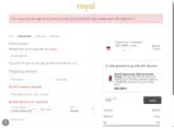 FIRST coupon verification screenshot