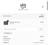 FADE210 coupon verification screenshot