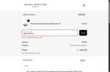 WELCOME20 coupon verification screenshot