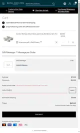 WELCOME10 coupon verification screenshot