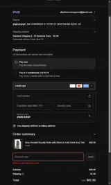 VIPOFFER coupon verification screenshot