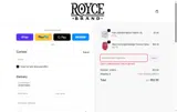 Royce Brand coupon verification screenshot