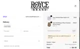 Royce Brand coupon verification screenshot