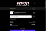 RPM Powersports coupon verification screenshot