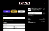 RPM Powersports coupon verification screenshot