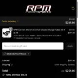 RPM Powersports coupon verification screenshot