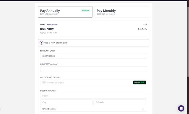 RSVPify checkout page showing RSVPify promo code box | Screenshot taken by SimplyCodes community member on Apr 20, 2025