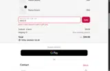Ruby Pearl coupon verification screenshot