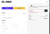 Rue de Verneuil coupon verification screenshot