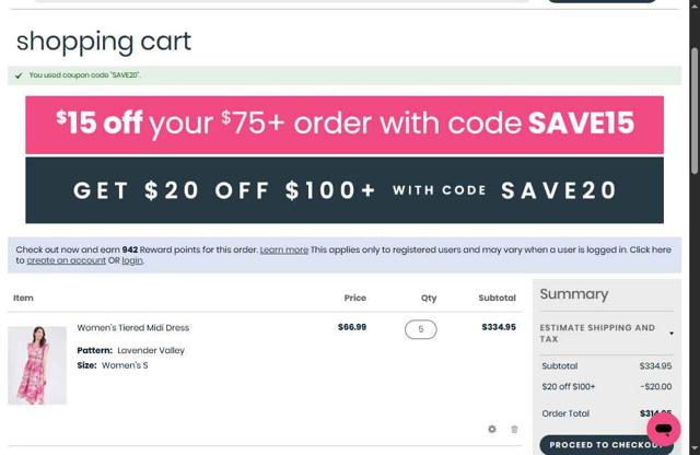 RuffleButts checkout page showing RuffleButts coupon code box | Screenshot taken by SimplyCodes community member on Aug 26, 2025