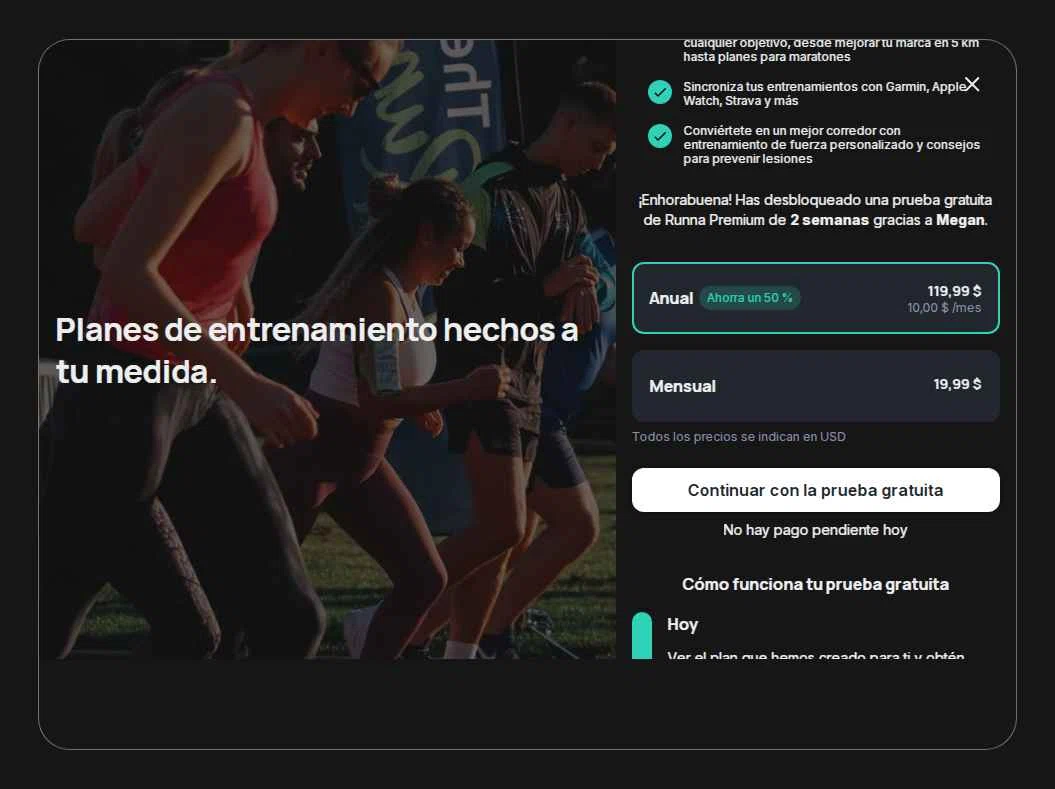 Runna checkout page showing Runna discount code box | Screenshot taken by SimplyCodes community member on Feb 12, 2026