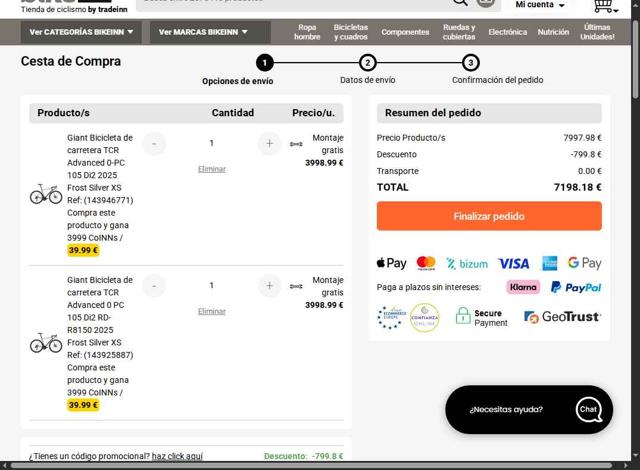 RunnerINN checkout page showing RunnerINN promo code box | Screenshot taken by SimplyCodes community member on Sep 6, 2025