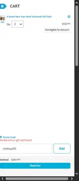 chefsept10 coupon verification screenshot