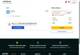 WELCOME10 coupon verification screenshot