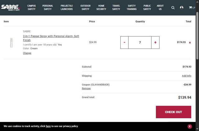 Sabre checkout page showing Sabre promo code box | Screenshot taken by SimplyCodes community member on Aug 16, 2025