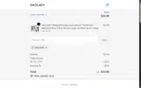 WELCOME coupon verification screenshot