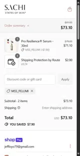 MSS_PELUMI coupon verification screenshot