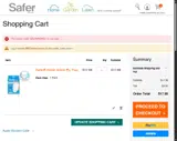 Safer Brand coupon verification screenshot