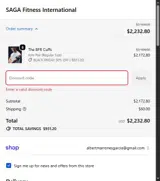 CARMENLOUT coupon verification screenshot