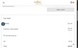 WELCOME20 coupon verification screenshot