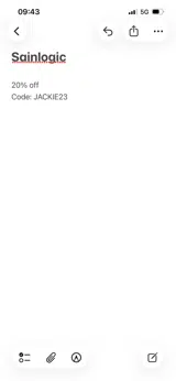 JACKIE23 coupon verification screenshot