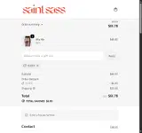 saint sass coupon verification screenshot
