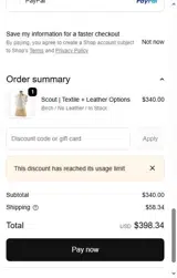 Sakura Bloom coupon verification screenshot